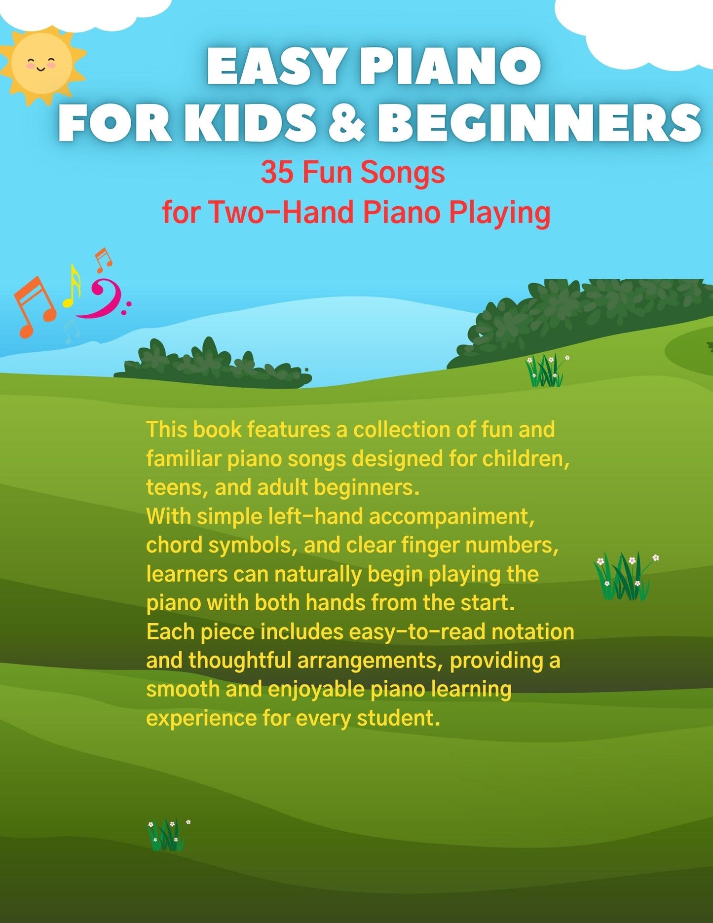 Easy Piano for Kids and Beginners | Printed Book