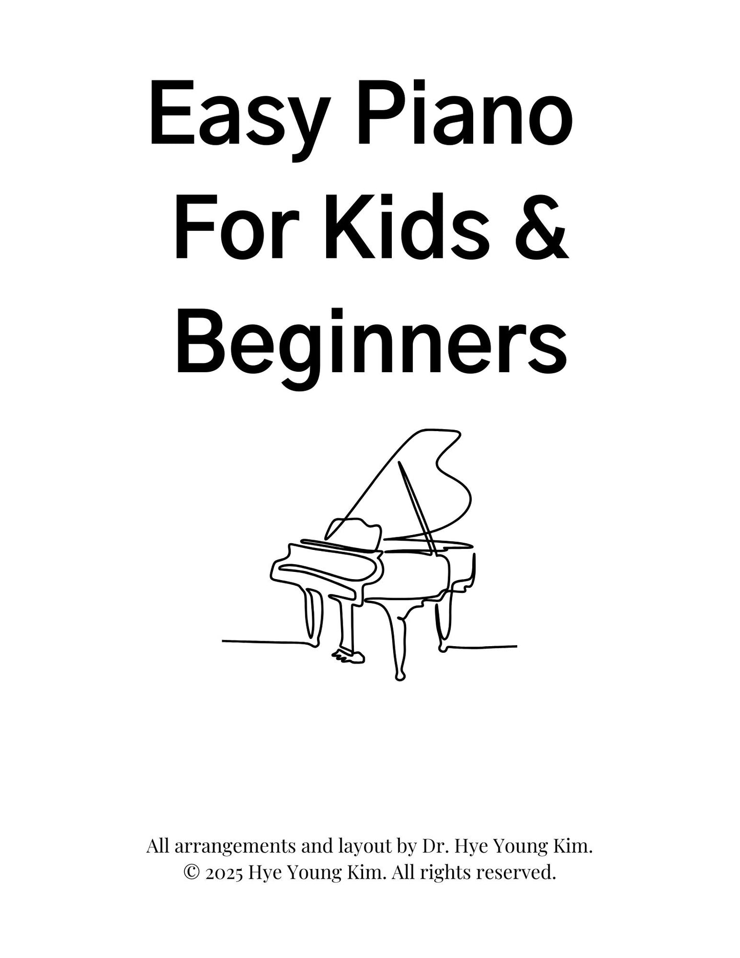 Easy Piano for Kids and Beginners | Digital Download